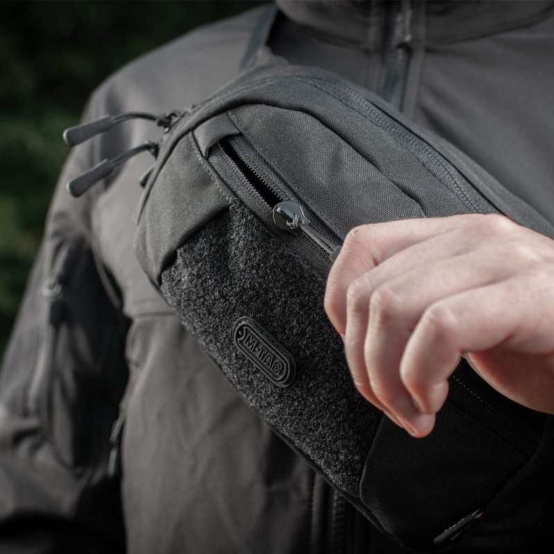 M-Tac - Riñonera grande para hombre, Negro -, Una talla,