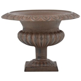 Esschert Design USA XH69 Cast Iron French Urn Planter, Brown, Medium