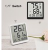 Lancoon Digital Thermohygrometer LCD Small Alarm Clock with Temperature Humidity