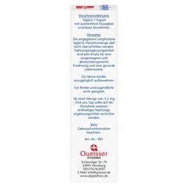 Doppelherz Extra Firm Nails - with Zinc as a Contribution to the Maintenance of Normal Nails and Normal Skin - 30 Capsules