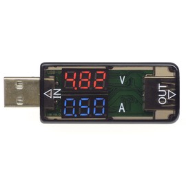 kaumo USB Current Voltage Meter, Numerical The Visible Simple Design