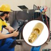 Otoolling 1 Pcs R32 R454B Refrigerant Brass Adapter 1/4" Female