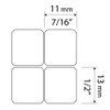 Keyboard Stickers, Overlays, Labels: Transparent Arabic White Characters for Dark