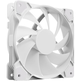 2 x Fan PC Case 120 mm White Quiet Desktop Anti-Vibration Connector 3 Pin + 4 Pin Molex White