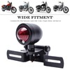 DREAMIZER 12V Black Motorcycle Tail Light Brake Stop Running Light