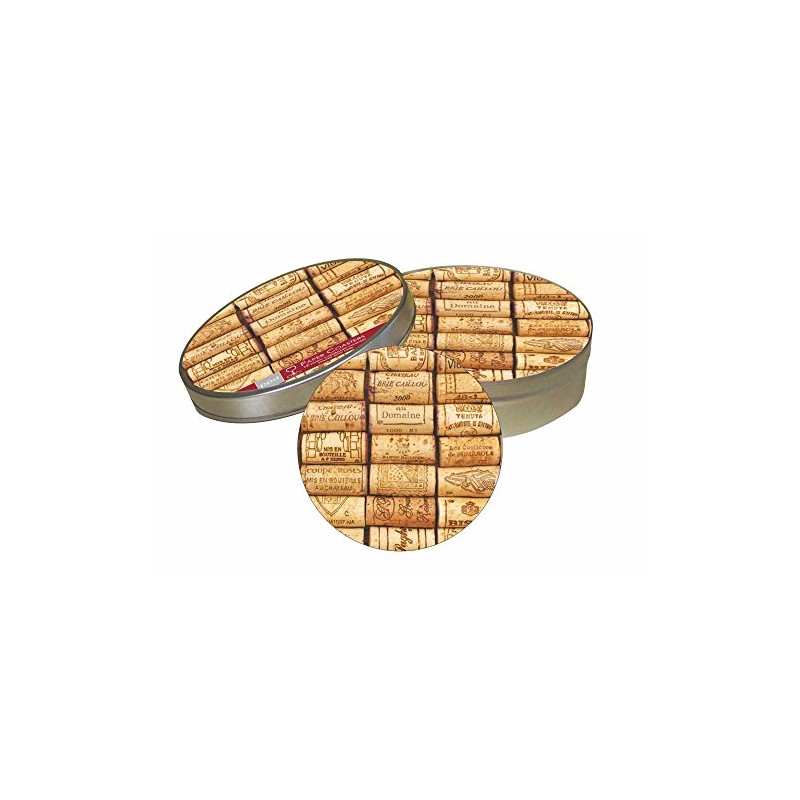 Paperproducts Design 25007 Pulpboard Coasters, Brown