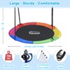 43 inch Saucer Tree Swing for Kids,Flying Round Swing Heavy