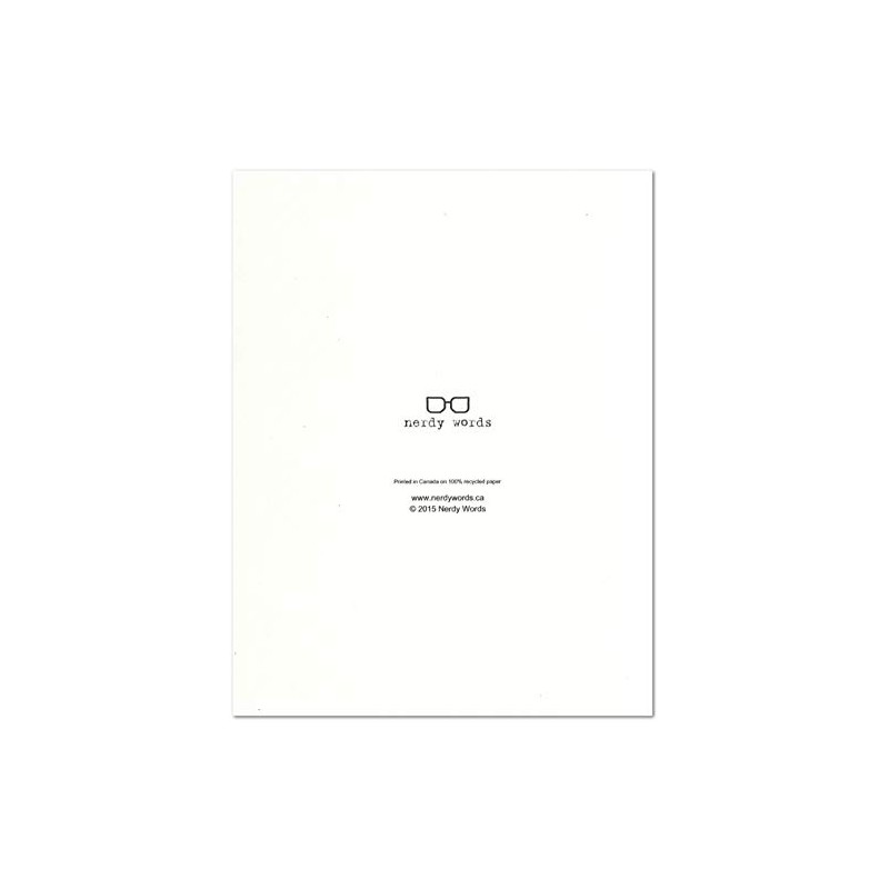 Planet Pluto Valentine's Day Card (4.25" X 5.5") by Nerdy