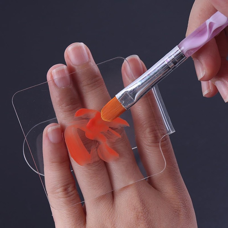 3Pcs Makeup Hand-held Palette, Professional Makeup Mixing Tray