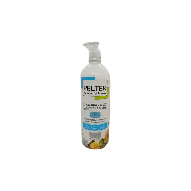 Pelter Crema Facial Corporal Sábila Cacao Hidratación Intensiva