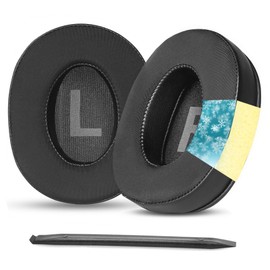 TaiZiChangQin MDR-RF895RK Cooling Gel Ear Pads Replacement Compatible with Sony MDR-RF995RK MDR-RF895R MDR-RF895RK WH-RF400R Headset Ear Pads Ear Pads Ice Silk Fabric Memory Foam Black