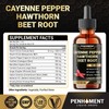 Penhoment 10in1 Cayenne Pepper Liquid Drops + Hawthorn Berry, Vitamin