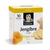 Carmencita. Ginger Tea infusion with Honey (10 teabags). 15g (0.53oz).