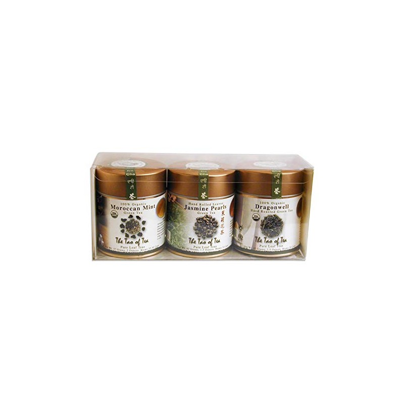 The Tao of Tea Green Tea Sampler, 3-Count Can