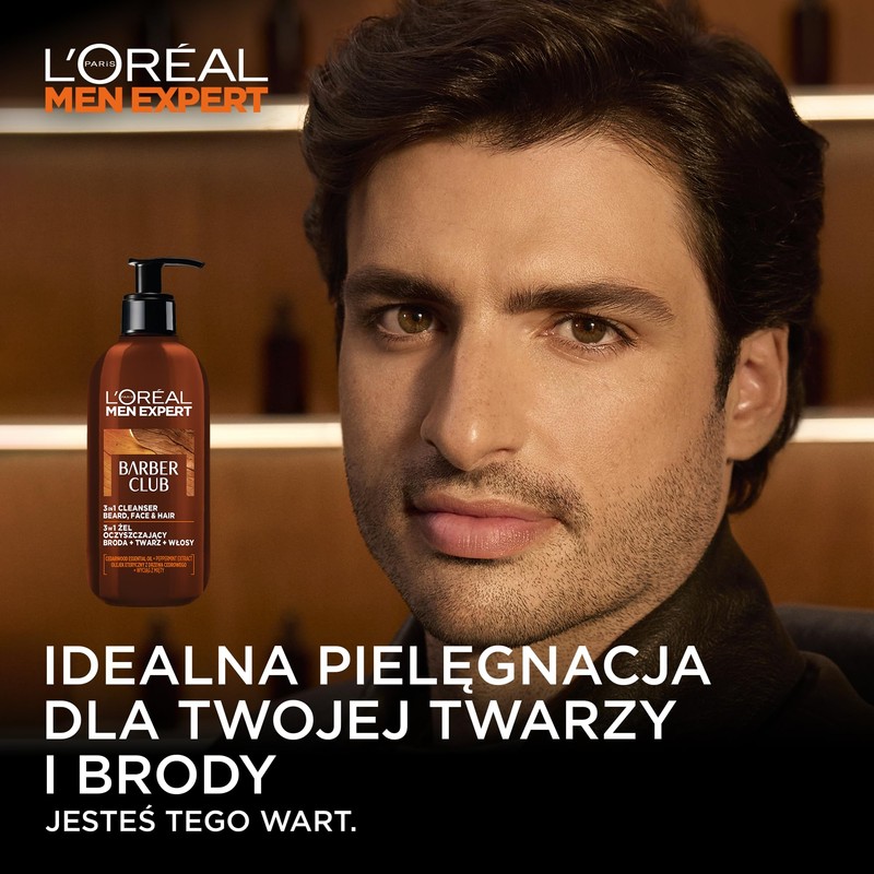 L'ORÉAL Care Men Expert Barber 3-in-1 Wash Gel 250ml