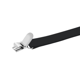 ZXEROYM Suspenders and Bow Tie Set for Baby Boys Adjustable for Wedding 24 IN Black