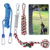 HOPET Dog Outdoor Bungee Solo Hanging Toy, Tether Tug of