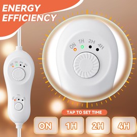 Meonum Timing Dimmable Christmas Village Light Accessory Cord with LED Light Bulbs, C7 Lamp Blow Mold Light with Fuse Wire for Christmas Village House Craft Projects(3 LED Bulb,6.56 Ft)