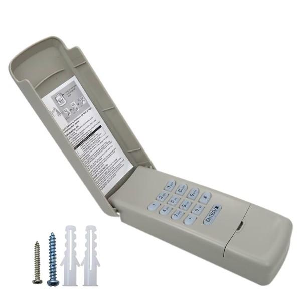 Qblahip Garage Door Wireless Keypad for Linear Mega Code Receivers: