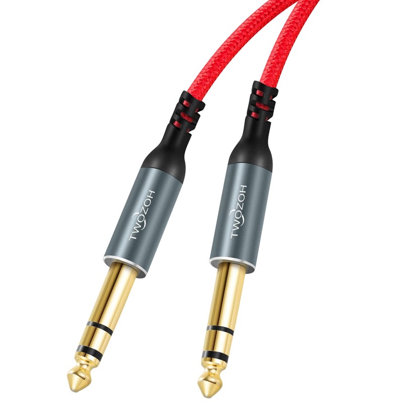 Twozoh Jack Cable 6.3 3 m Braided Guitar Cable 6.35
