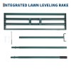 Unbranded Lawn Leveling Rake, 30"x10" Ground Lawn Leveler with 78"