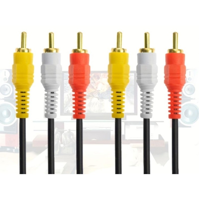 Cable RCA de 1,5 m, Entrada y Salida RCA