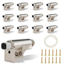 25 Pack Soft Close Cabinet Door Damper, Adjustable Soft Close Damper for Cabinet Doors/Kitchen/Bookcases/Wardrobe, Universal Hydraulic Cabinet Door Adapter for Noise Reduction & Smooth Closure