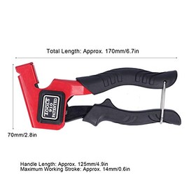 Pistola de Remache Ergonómica Ajuste de Anclaje de Pared Tornillo de Expansión Pistola de Apriete Herramienta de Remachado Industrial