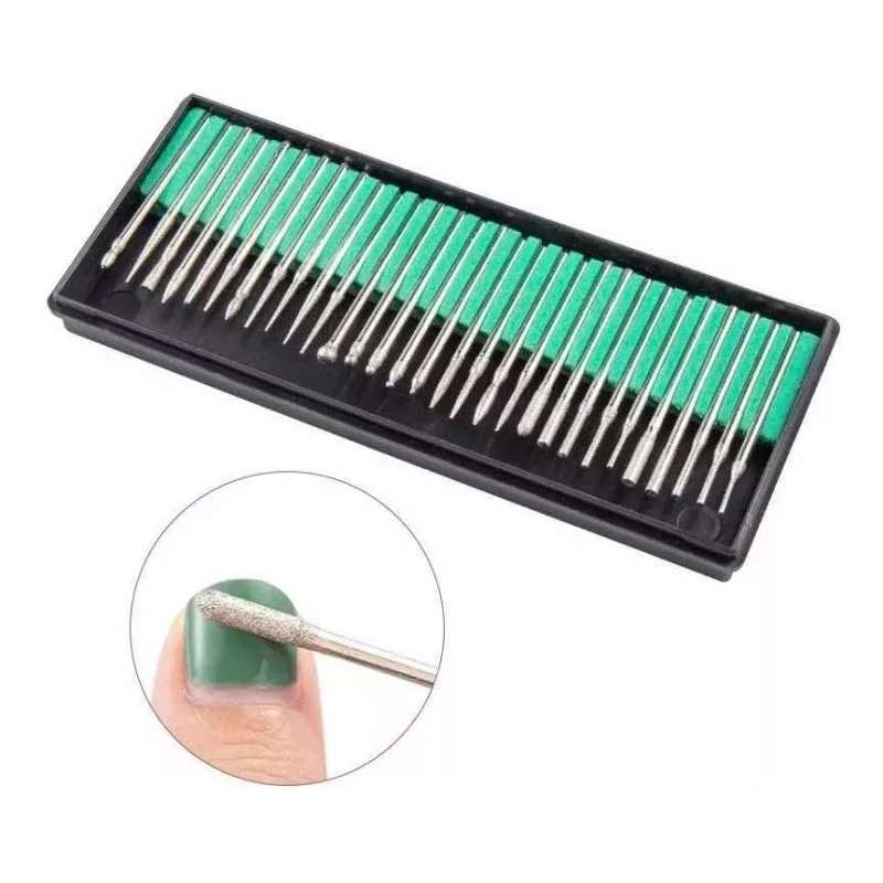 Mussa 30 Puntas Brocas Para Esmeril Drill Profesional Para Uñas