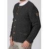 Stockerpoint Men's Amaro Traditional Knitted Jacket, charcoal
