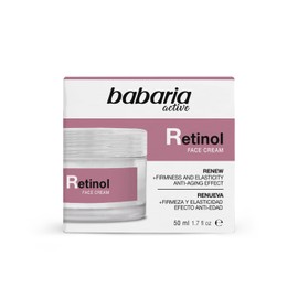 Babaria - Retinol Crema Antiarrugas Mujer y Hombre| Con Ácido Hialurónico | Combate Arrugas y Atenúa las Manchas |Skin Care| Hidratación profunda y regeneración celular | 50 ml