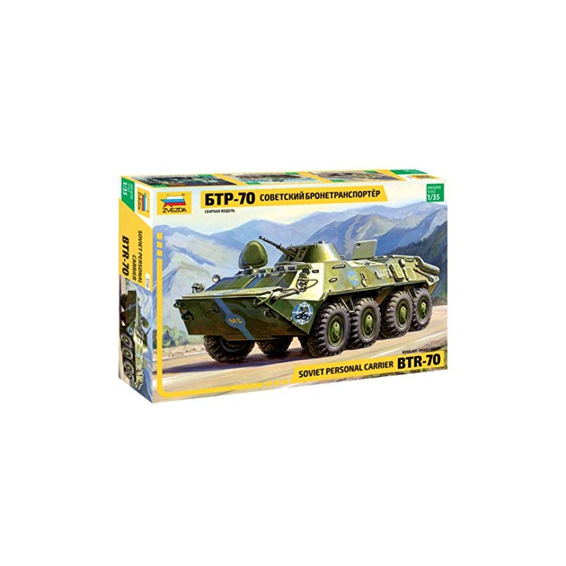 Zvezda Models BTR-70 Model Kit with MA-7 Turret