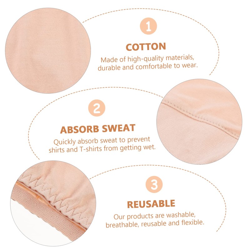 Outanaya Armpit Sweat Pad Shield Underarm Vest Cotton Comfortable Stretchable