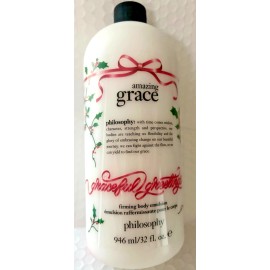 PHILOSOPHY AMAZING GRACE FIRMING BODY EMULSION 32FLOZ WITH REPLACEMENT PUMP