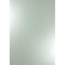 Netuno 100 x Mother of Pearl Paper Real Silver DIN A4 210 x 297 mm 120 g Majestic Real Silver Craft Paper Metallic Shiny Pearlescent Paper for Wedding Birthday Christening Christmas