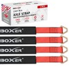 Boxer 4 Pack 2" x 36" Premium Blue Axle Straps