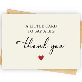 WowBefun 25 Pack 350GSM | Thank You Cards | with A Style 25pc