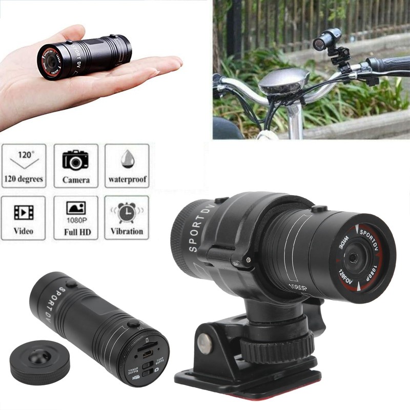 Motorcycle Video Recorder with Mic 1080P FULL HD Wide Angle