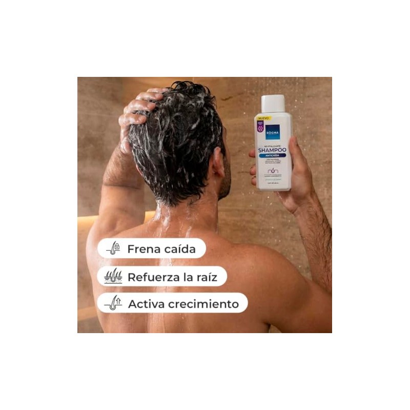 ROGMA Biotechnologies Shampoo Anticaída 460 ml | Con Trichogen, Cafeína,