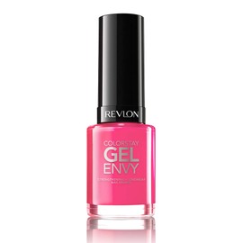 Revlon ColorStay Gel Envy Longwear Nail Polish, with Built-in Base Coat & Glossy Shine Finish, in Pink, 120 Hot Hand, 0.4 oz