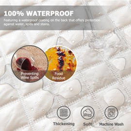 HDCAXKJ Waterproof Sectional Couch Covers Velvet Quilted 2-Pieces L Shape Sofa Cover Washable Thick Non Slip Sectional Slipcovers with Chaise Furniture Protector for Dogs Pets (Dark Gray, X-Large)