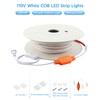 Aclorol 100FT COB Outdoor LED Strip Lights Waterproof 1 Roll