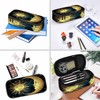 Xuwenz Sun Moon Pencil Case Gold Stars Sky Astrology Constellation