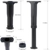 ANZHIRUOSU 8-Pack Adjustable Bed Support Legs 5.9"-11" - Heavy-Duty Adjustable