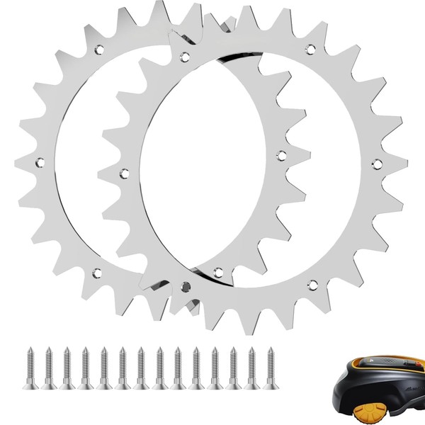 TRUSTLIONTEK Traction Device for Robot Mower Wheel Tooth Spikes, Compatible