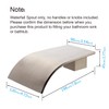 AZOS High Flow Tub Spout Wall Mounted Bathtub Faucet Filler