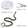 Realistic Snake Prank with String Clip,Prank Snake Toy,Snake Prank for
