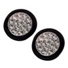QSC 4" White 16 LED Round Reverse/Backup/Tail Trailer Light Kit