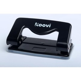 Koovi – Perforadora Mini De Metal 2 Hoyos, perforadora metálica para hojas tamaño carta, uso escolar o de oficina, modelo BH-604