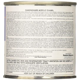 Majic Paints 8-1501-2 Diamond Hard Acrylic Enamel High Gloss Paint, 1- Quart, Gloss Black, 32 oz / 1-Quart